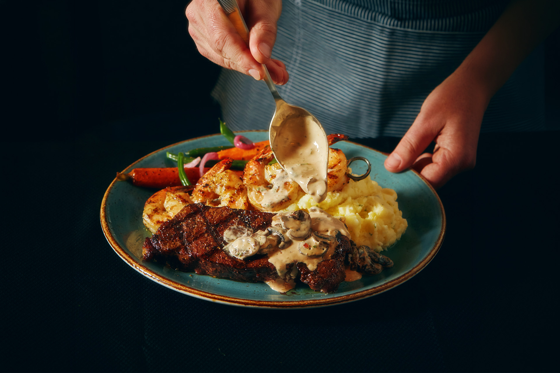 our steaks mean business
